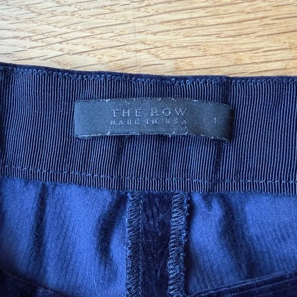 The Row Indigo Blue Corduroy Pants - Picture 4 of 9